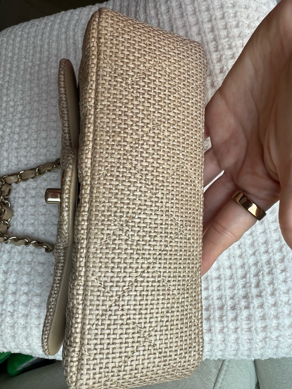 Chanel Raffia Mini Rectangular 26C - Picture 7 of 12